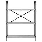 Bücherregal Graues Sonoma 80 x 30 x 109 cm Holzwerkstoff
