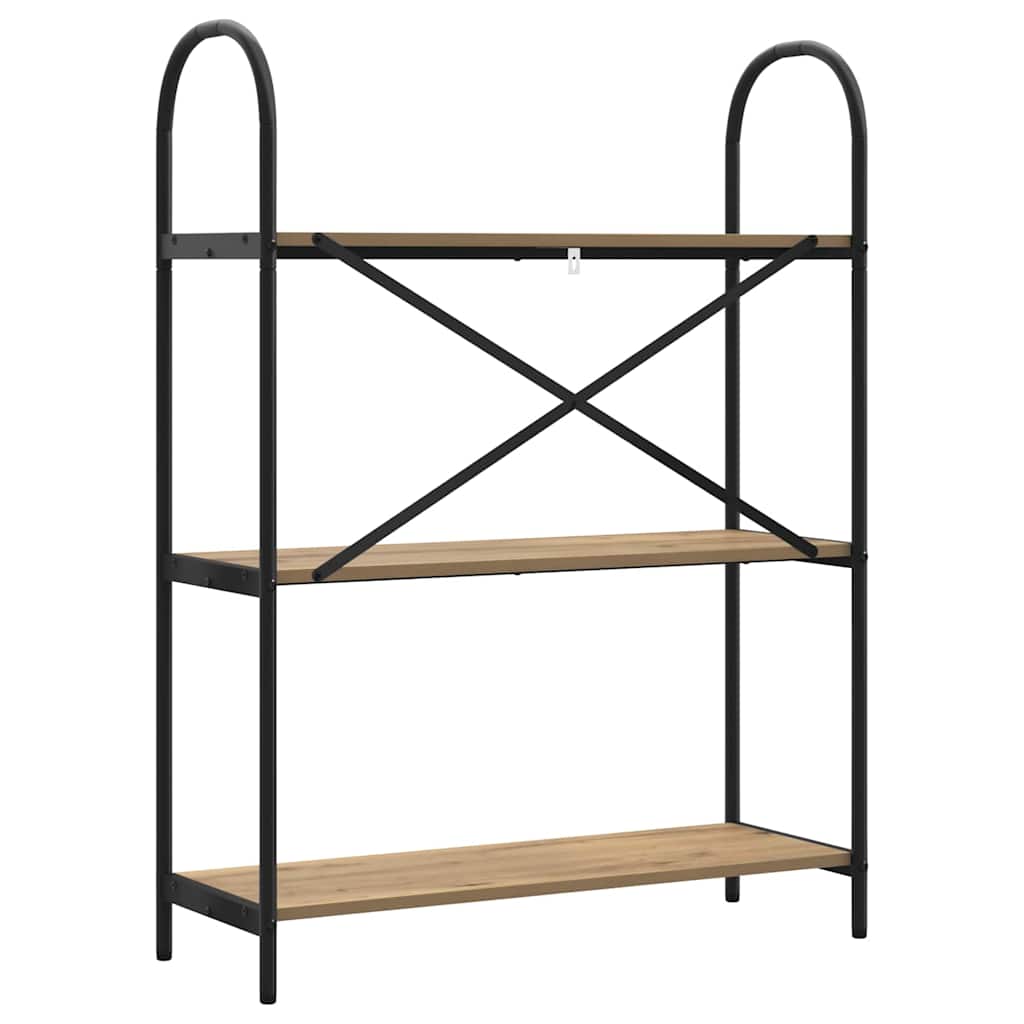 Bücherregal Artisan-Eiche 80 x 30 x 109 cm Holzwerkstoff