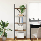 Bücherregal Geräucherte Eiche 60 x 30 x 183 cm Holzwerkstoff