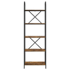 Bücherregal Geräucherte Eiche 60 x 30 x 183 cm Holzwerkstoff