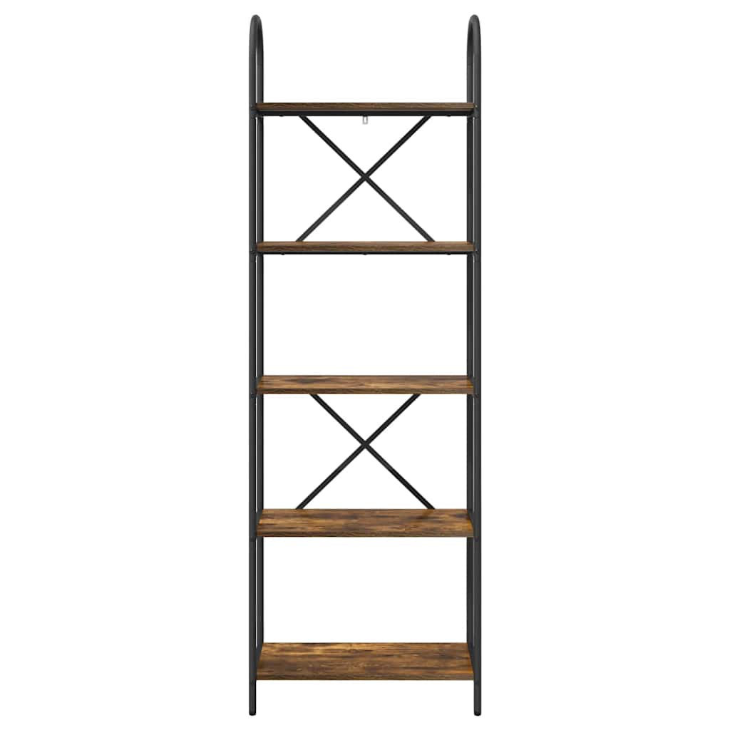Bücherregal Geräucherte Eiche 60 x 30 x 183 cm Holzwerkstoff