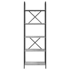Bücherregal Graues Sonoma 60 x 30 x 183 cm Holzwerkstoff