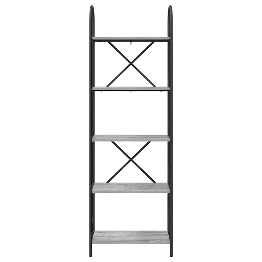 Bücherregal Graues Sonoma 60 x 30 x 183 cm Holzwerkstoff
