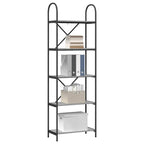 Bücherregal Graues Sonoma 60 x 30 x 183 cm Holzwerkstoff