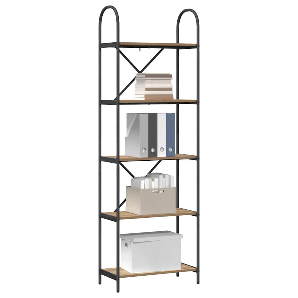 Bücherregal Artisan-Eiche 60 x 30 x 183 cm Holzwerkstoff