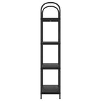 Bücherregal Schwarz Eichen-Optik 60 x 30 x 146 cm Holzwerkstoff