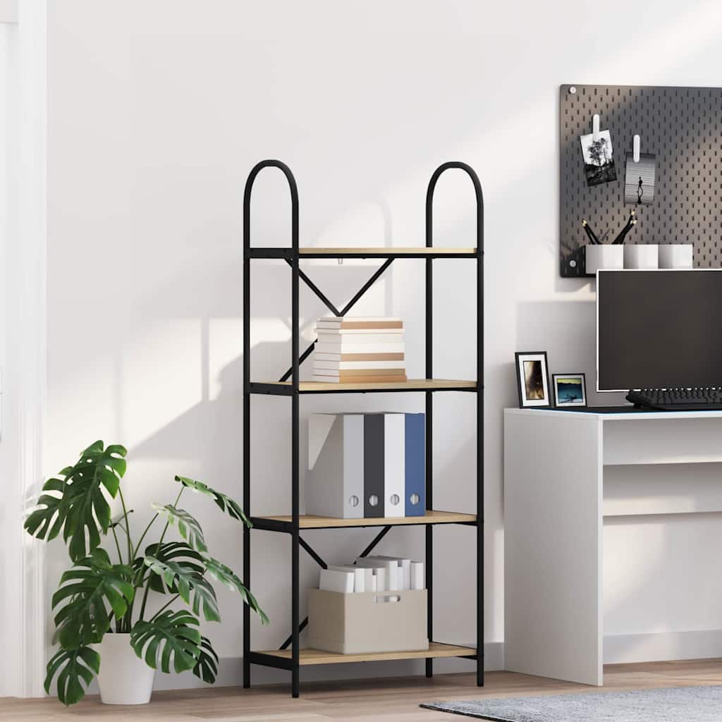 Bücherregal Sonoma-Eiche 60 x 30 x 146 cm Holzwerkstoff