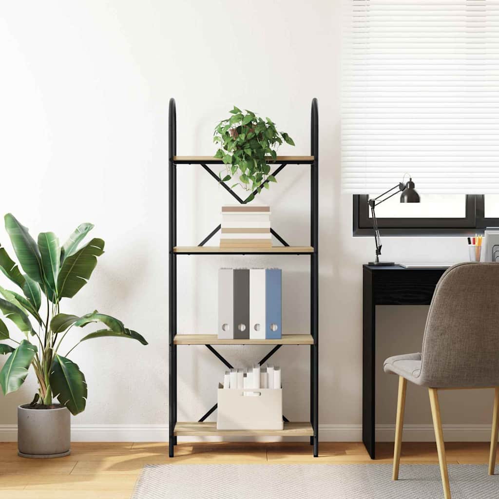 Bücherregal Sonoma-Eiche 60 x 30 x 146 cm Holzwerkstoff