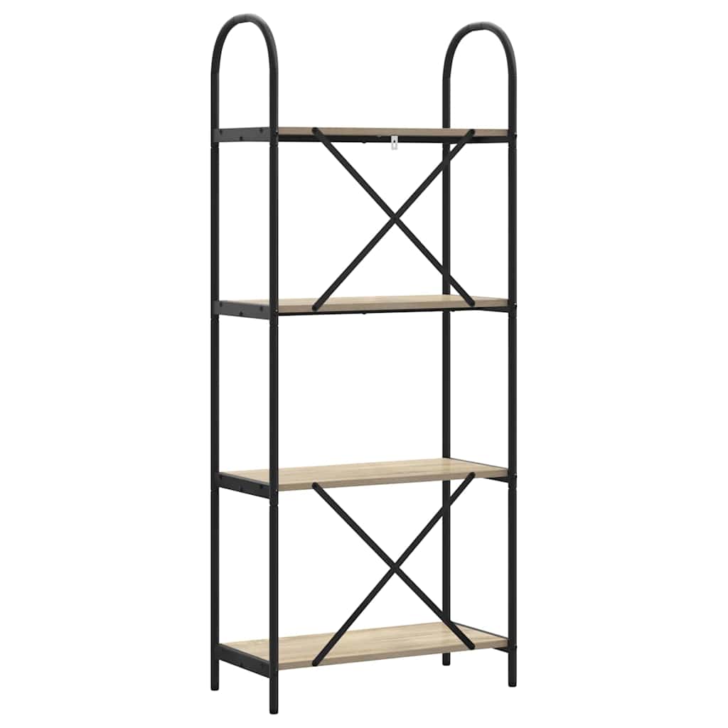 Bücherregal Sonoma-Eiche 60 x 30 x 146 cm Holzwerkstoff