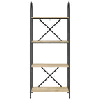Bücherregal Sonoma-Eiche 60 x 30 x 146 cm Holzwerkstoff