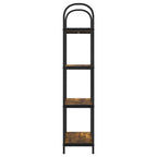 Bücherregal Geräucherte Eiche 60 x 30 x 146 cm Holzwerkstoff