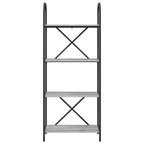 Bücherregal Graues Sonoma 60 x 30 x 146 cm Holzwerkstoff