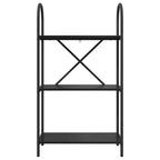 Bücherregal Schwarz Eichen-Optik 60 x 30 x 109 cm Holzwerkstoff