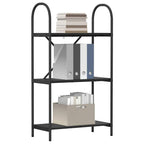 Bücherregal Schwarz Eichen-Optik 60 x 30 x 109 cm Holzwerkstoff