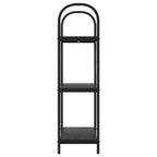 Bücherregal Schwarz Eichen-Optik 60 x 30 x 109 cm Holzwerkstoff
