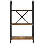 Bücherregal Geräucherte Eiche 60 x 30 x 109 cm Holzwerkstoff