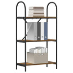 Bücherregal Geräucherte Eiche 60 x 30 x 109 cm Holzwerkstoff