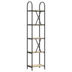 Bücherregal Sonoma-Eiche 40 x 30 x 183 cm Holzwerkstoff