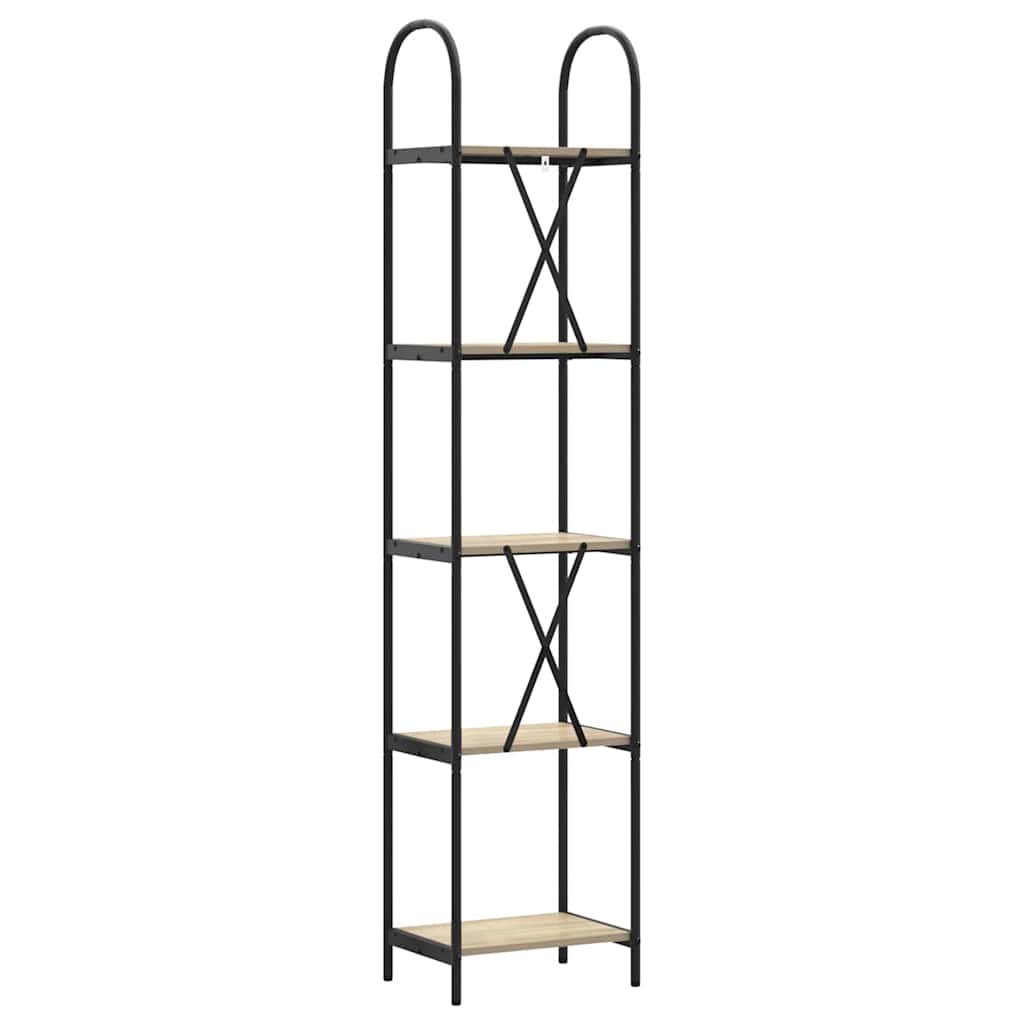 Bücherregal Sonoma-Eiche 40 x 30 x 183 cm Holzwerkstoff