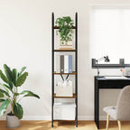 Bücherregal Geräucherte Eiche 40 x 30 x 183 cm Holzwerkstoff