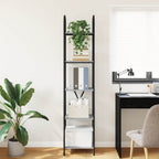 Bücherregal Graues Sonoma 40 x 30 x 183 cm Holzwerkstoff