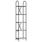 Bücherregal Graues Sonoma 40 x 30 x 183 cm Holzwerkstoff