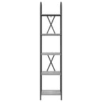 Bücherregal Graues Sonoma 40 x 30 x 183 cm Holzwerkstoff