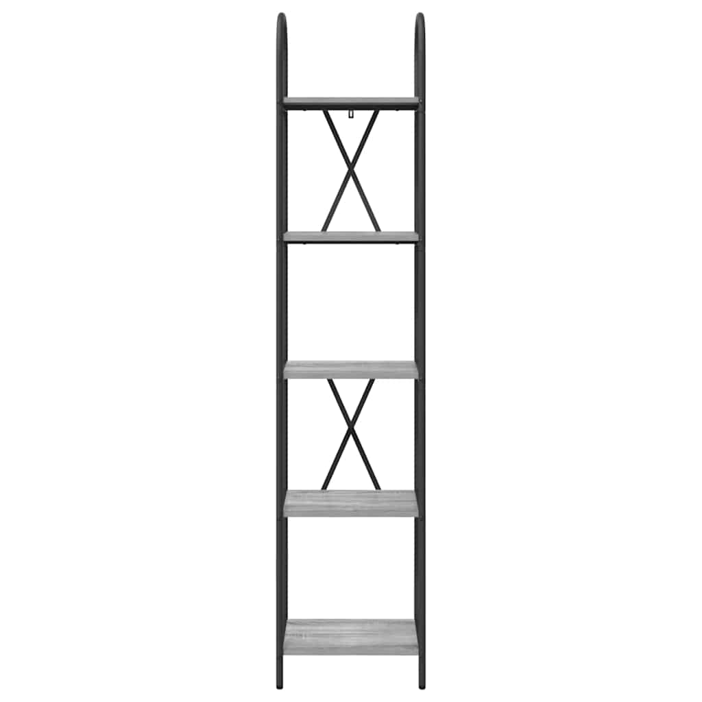 Bücherregal Graues Sonoma 40 x 30 x 183 cm Holzwerkstoff