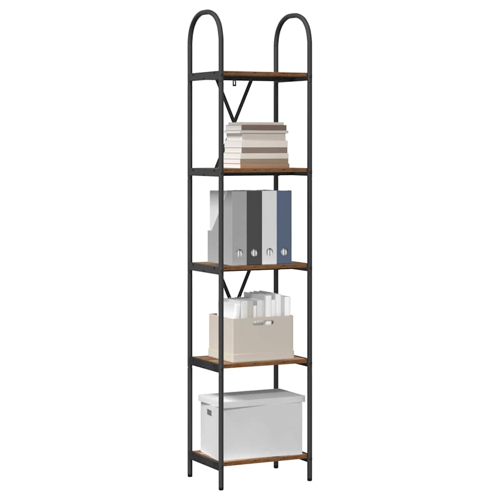 Bücherregal Altholz 40 x 30 x 183 cm Holzwerkstoff