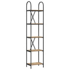 Bücherregal Artisan-Eiche 40 x 30 x 183 cm Holzwerkstoff