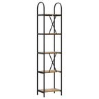 Bücherregal Artisan-Eiche 40 x 30 x 183 cm Holzwerkstoff