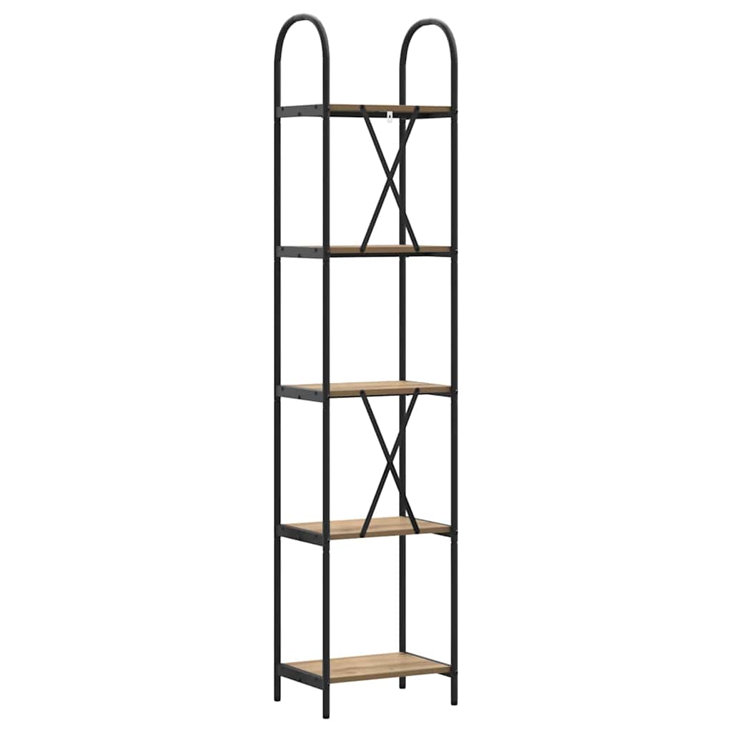 Bücherregal Artisan-Eiche 40 x 30 x 183 cm Holzwerkstoff
