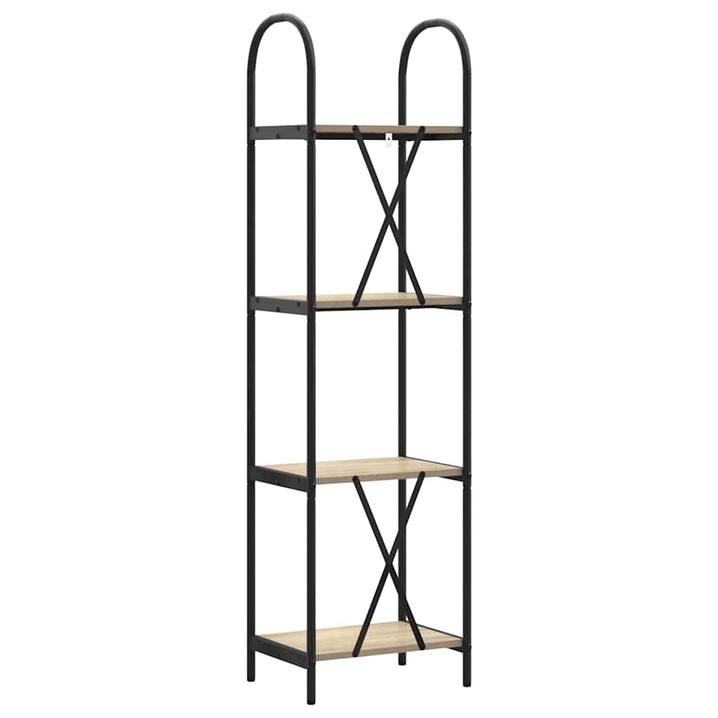 Bücherregal Sonoma-Eiche 40 x 30 x 146 cm Holzwerkstoff