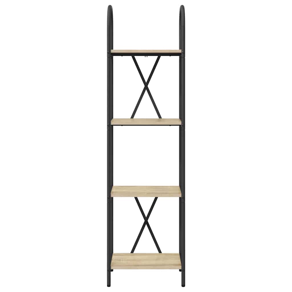 Bücherregal Sonoma-Eiche 40 x 30 x 146 cm Holzwerkstoff