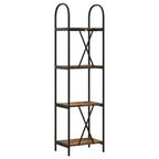 Bücherregal Geräucherte Eiche 40 x 30 x 146 cm Holzwerkstoff