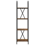 Bücherregal Geräucherte Eiche 40 x 30 x 146 cm Holzwerkstoff