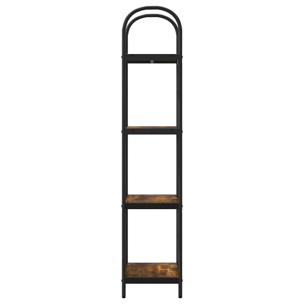 Bücherregal Geräucherte Eiche 40 x 30 x 146 cm Holzwerkstoff