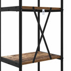 Bücherregal Altholz 40 x 30 x 146 cm Holzwerkstoff