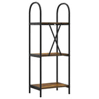Bücherregal Geräucherte Eiche 40 x 30 x 109 cm Holzwerkstoff