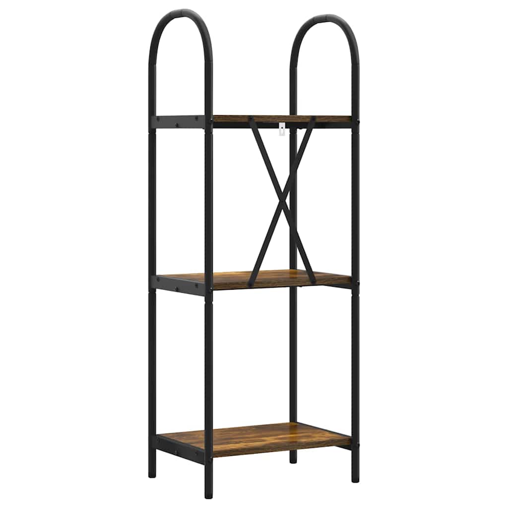 Bücherregal Geräucherte Eiche 40 x 30 x 109 cm Holzwerkstoff
