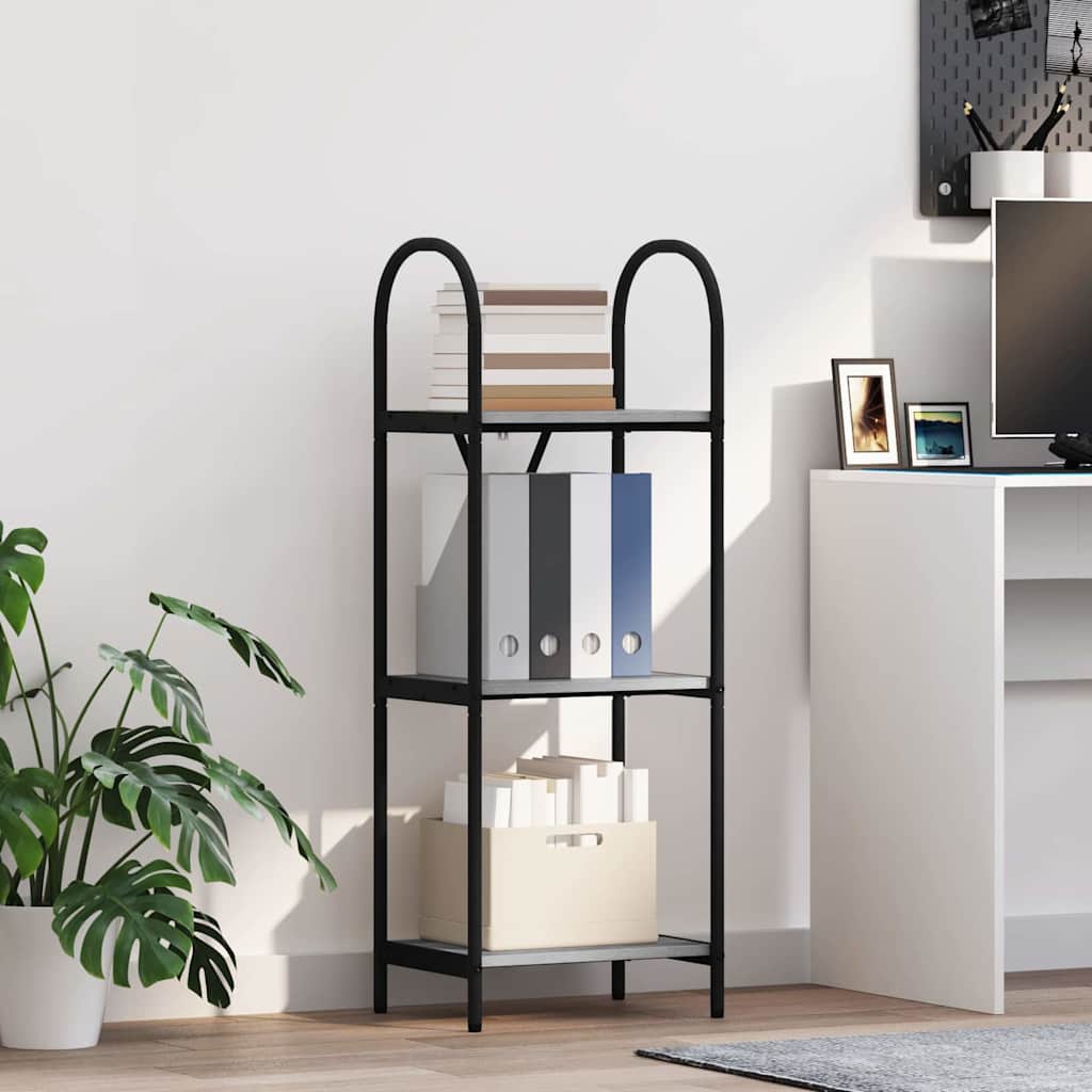 Bücherregal Graues Sonoma 40 x 30 x 109 cm Holzwerkstoff