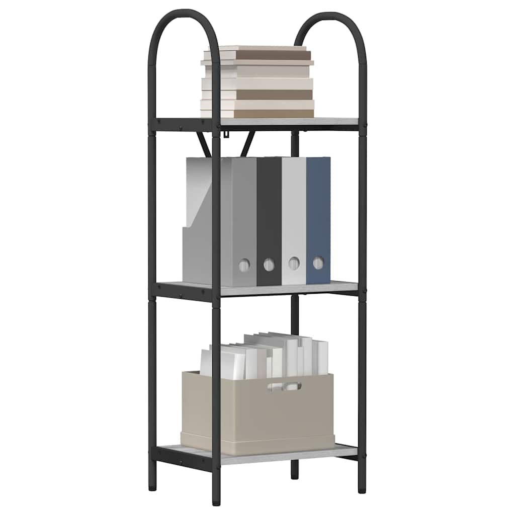 Bücherregal Graues Sonoma 40 x 30 x 109 cm Holzwerkstoff
