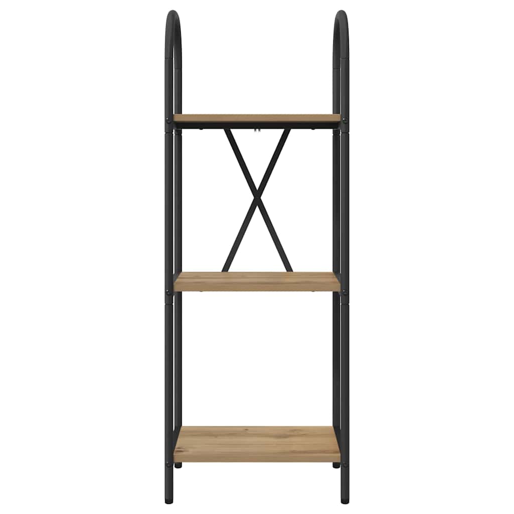 Bücherregal Artisan-Eiche 40 x 30 x 109 cm Holzwerkstoff