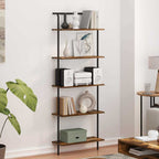 Bücherregal Geräucherte Eiche 60 x 24 x 168 cm Holzwerkstoff