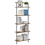 Bücherregal Geräucherte Eiche 60 x 24 x 168 cm Holzwerkstoff