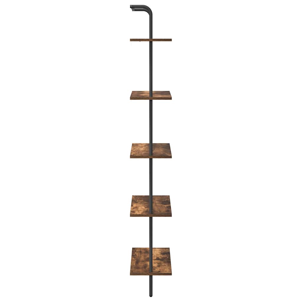 Bücherregal Geräucherte Eiche 60 x 24 x 168 cm Holzwerkstoff