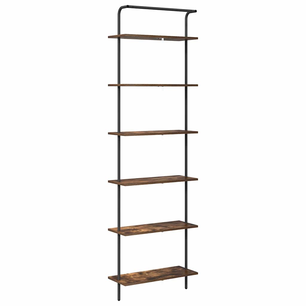 Bücherregal Geräucherte Eiche 60 x 24 x 203 cm Holzwerkstoff