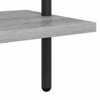 Bücherregal Graues Sonoma 60 x 24 x 203 cm Holzwerkstoff
