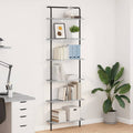 Bücherregal Graues Sonoma 60 x 24 x 203 cm Holzwerkstoff
