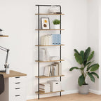 Bücherregal Artisan-Eiche 60 x 24 x 203 cm Holzwerkstoff